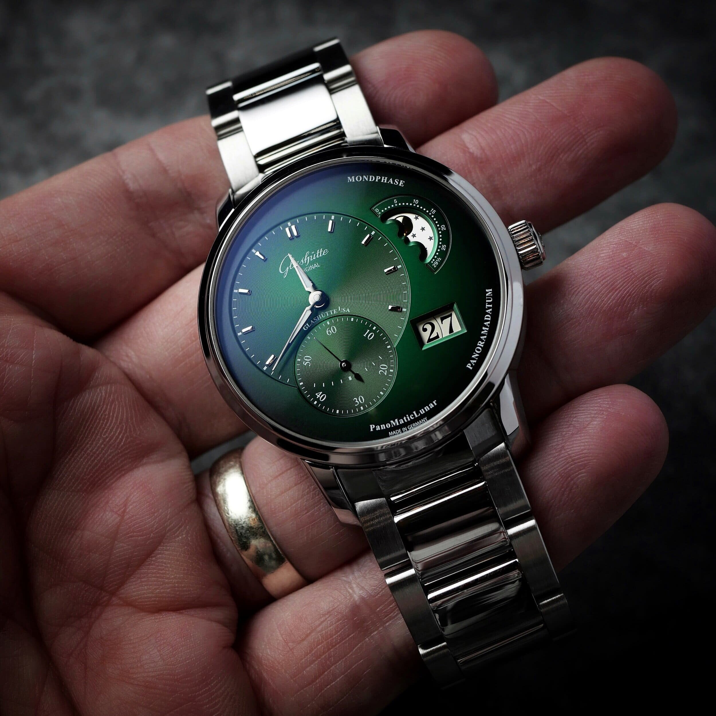 Glash tte Original PanoMaticLunar Forest Green Watch Review Is It